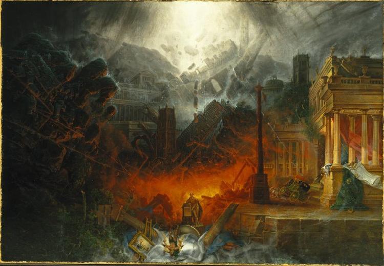 Colman Samuel Edge of Doom Sweden oil painting art